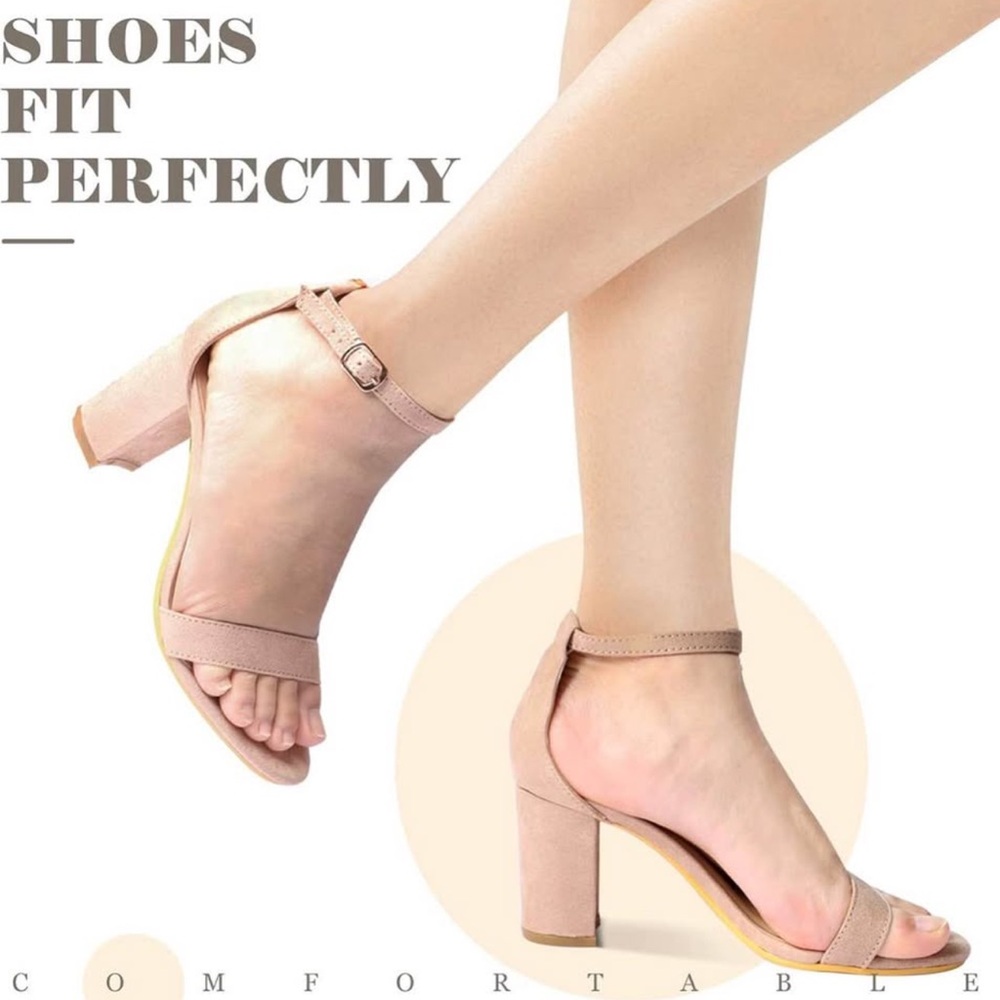 Nude Women's Block Heels